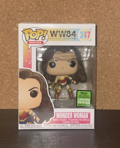 FUNKO POP DC 347 WONDER WOMAN TIARA WW84 2021 SPRING CONVENTION ECCC HEROES