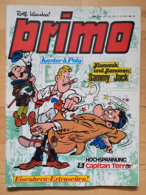 Primo Nr.11 von 1974 mit Captain Terror, Kastor & Poly, Sammy & Jack... - TOP Z1