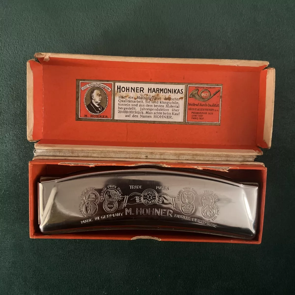 M hohner harmonica vintage deals
