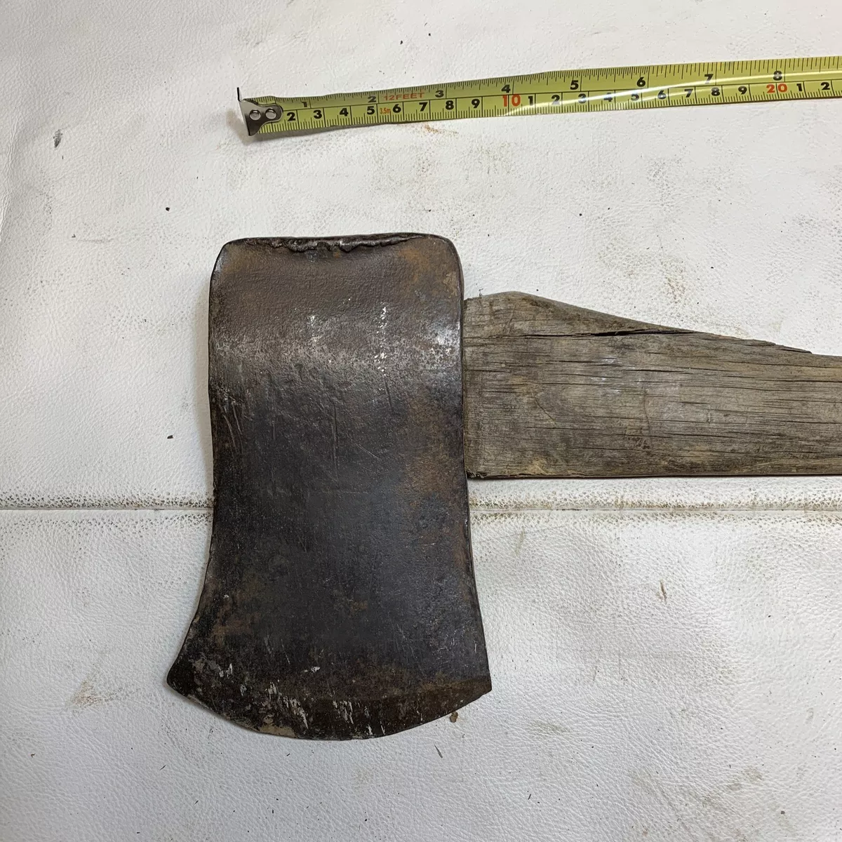 VAUGHAN SUB ZERO HOLLOW GROUND 3 1 2 SINGLE BIT AXE HEAD VINTAGE LOGGING USA