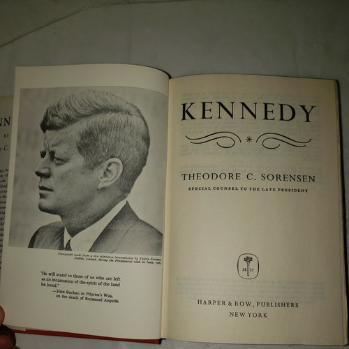 KENNEDY by Theodore C. Sorensen, Stated First Edition, With Dust Jacket - Picture 4 of 6
