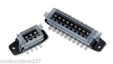 4 Position Compact Fuse Block with Clear cover accepts ATO/ATC Blade Fuses