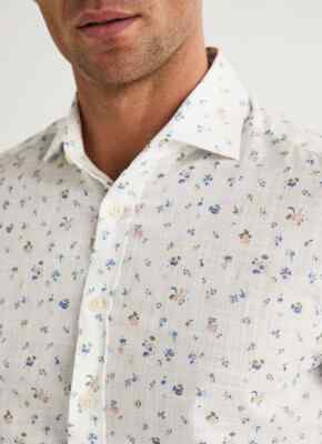 HACKETT LONDON - EXCLUSIVE SCATTERED FLORAL PRINT SHIRT
