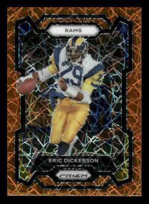2023 Panini Prizm #168 Eric Dickerson Lazer Los Angeles Rams