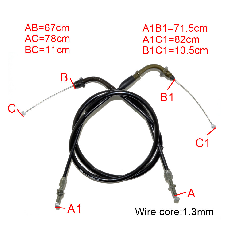 Cables プル プッシュケーブルアクセラレータケーブルホンダCBR 600 RR 600RR PC40 09 20092012 Pull