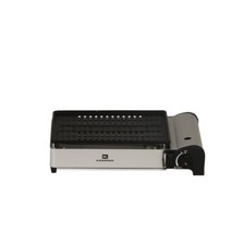 Barbecue à gaz portable 1,9 KW avec cartouche intégrée grille antiadhésive 34x27