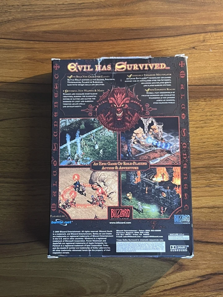 Diablo 2 PC Big Box Complete w/ Manual & CD Key Code Windows Rare Retro Game - Image 4 of 4