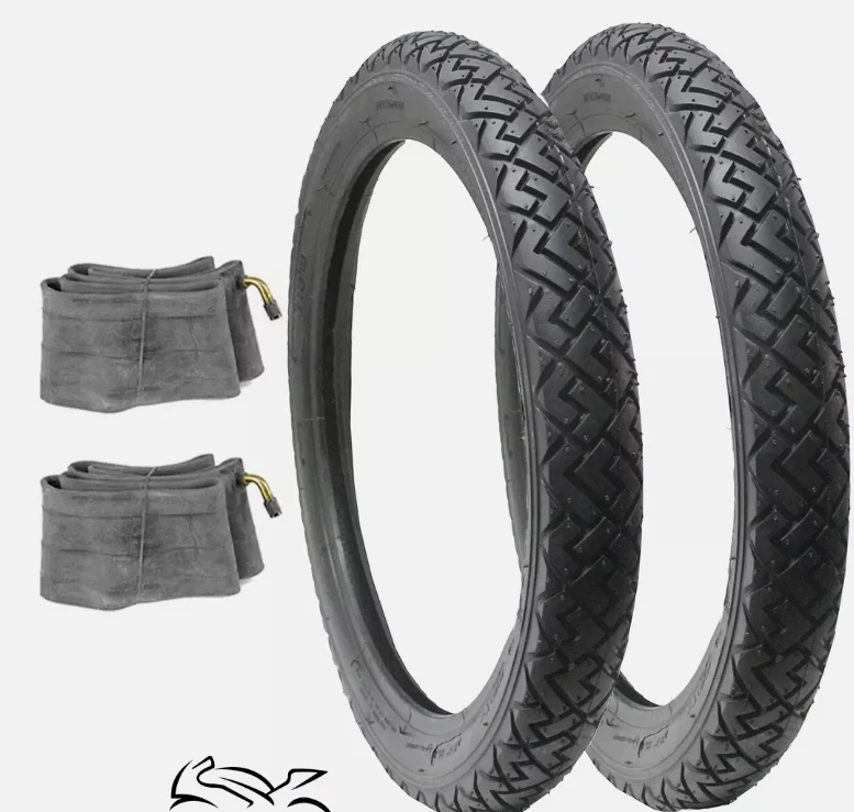 VEE RUBBER KIT COPPIA GOMME COPERTONE PNEUMATICI + CAMERE 2 1/2 16 + 2. 1/4 16 PIAGGIO SI