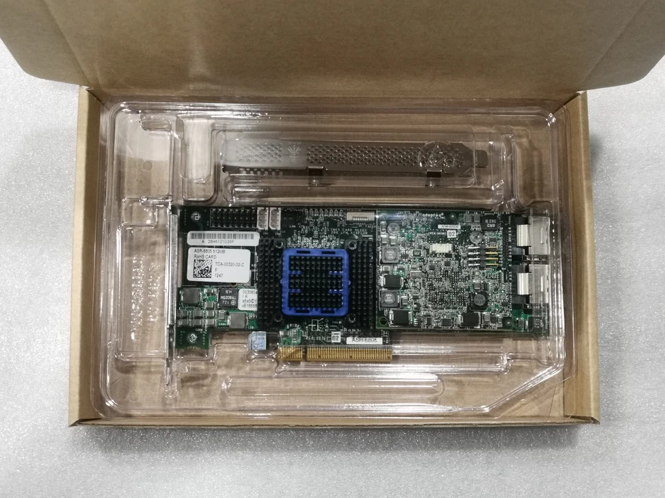 Adaptec ASR-6805 PCIe 2.0 X8 512MB Cache SAS RAID Controller Card 6805 - Image 2 of 4
