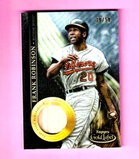 Frank Robinson Bat Relic 2022 Topps Gold Label #MLR-FR HOF #d /50 A516