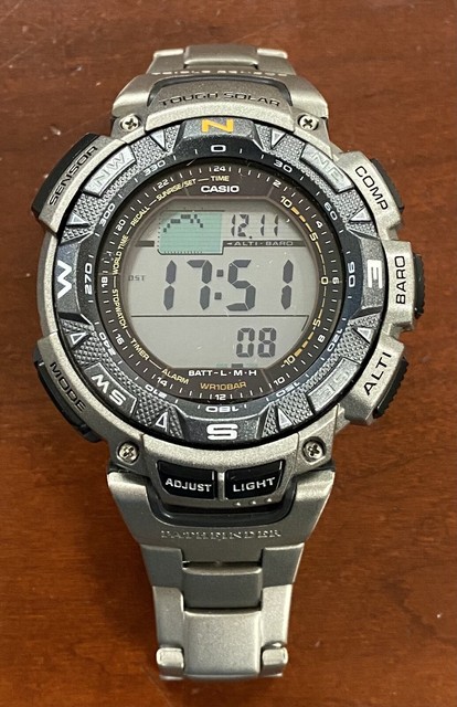 casio titanium solar watch