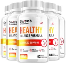 (5 Pack) Sweet Vital Relief Capsules – SweetVital Relief Pills Advanced Supp...