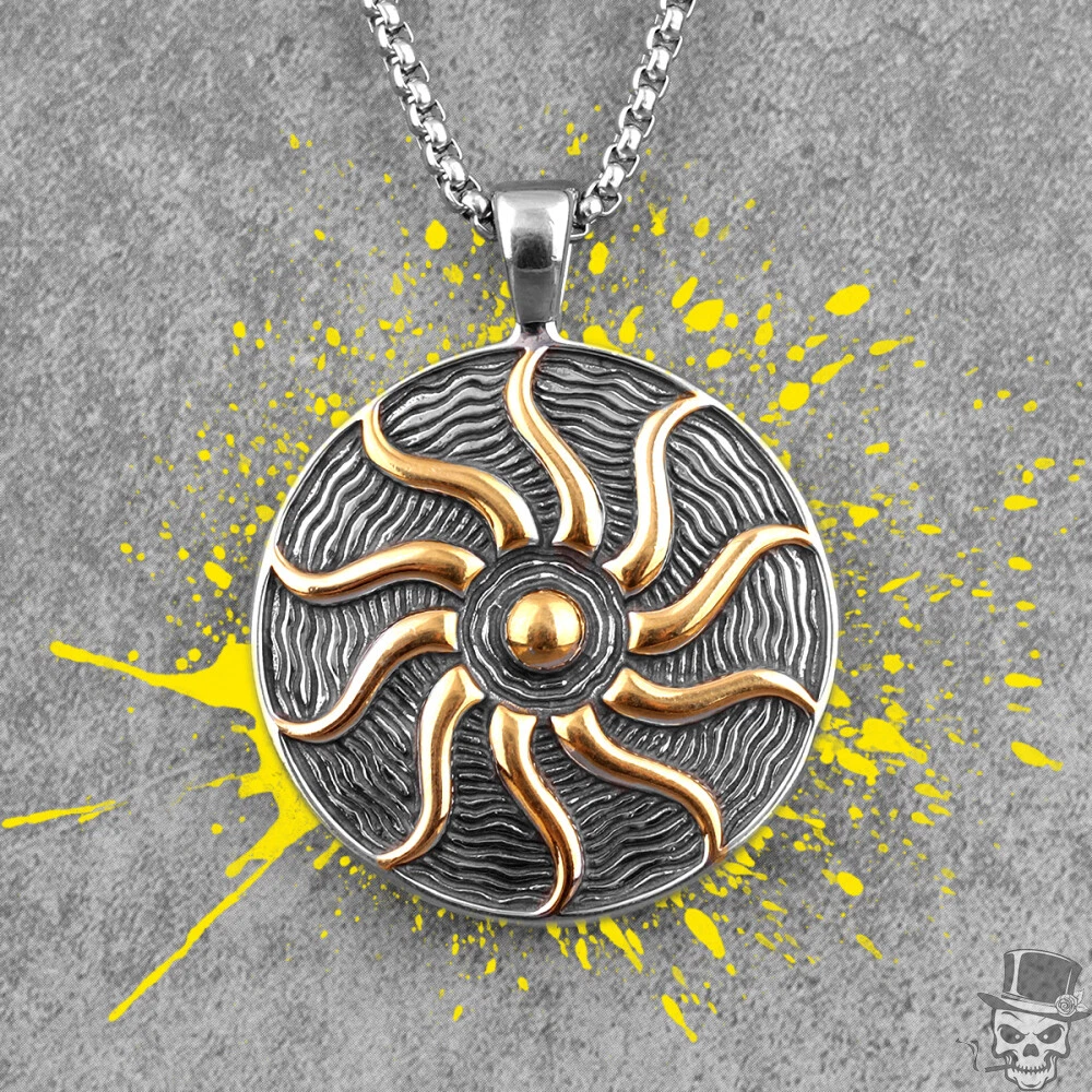 Sun online necklace men