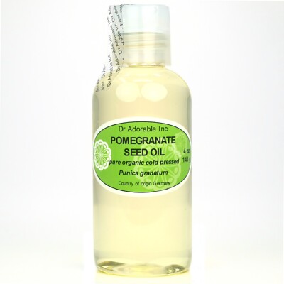 Premium Pomegranate Seed Oil Refined Cold Pressed Pure Fresh Skin Hair Care 