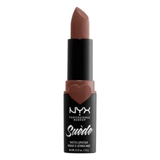 NYX Professional Makeup Suede Matte Lipstick, lightweight vegan formula, Free