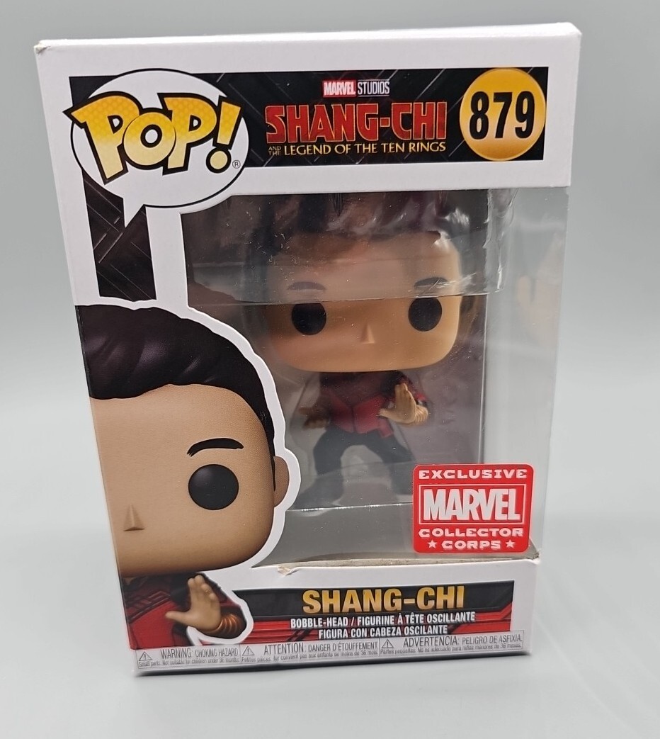 New Funko Pop! Shang-Chi Ten Rings #879 Marvel Collector Corps Nonmint Box