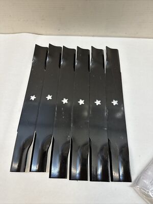 (6) USA Mower Blades  for Husqvarna 113312X 521981601 532127843 42'' Deck