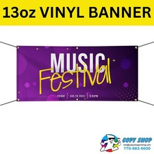 Custom Vinyl Banner - 13oz Heavy Duty Vinyl Sign - Personalized Banner