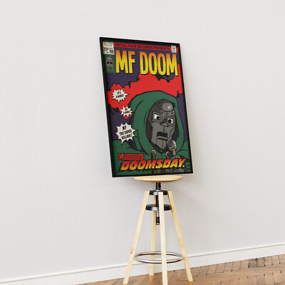 新品 / ポスター付/ MF Doom / Operation Doomsday MF DOOM Operation Doomsday Poster | Rap Music Comic Book Wall Art