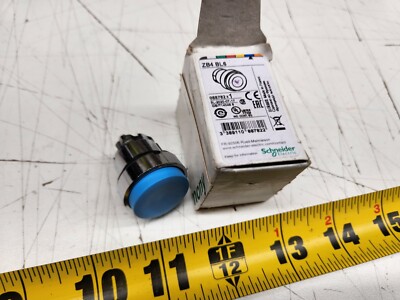 Schneider Electric ZB4 BL6 Metal Bush Button Blue Color Brand New