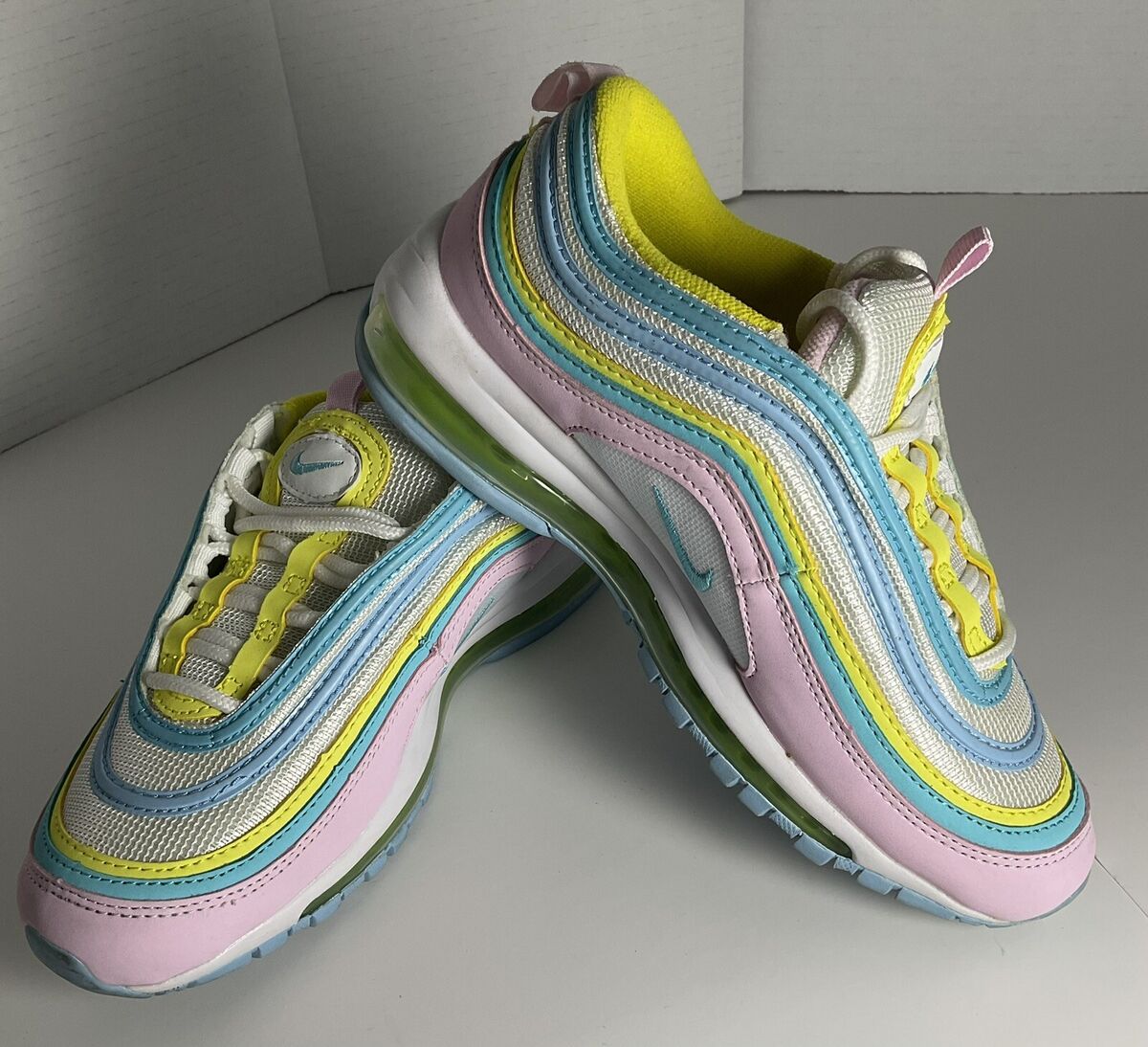 Nike Air Max 97 Multi Pastel Striped BB7898-123 Women's Size Nike Air Max 97 Multi Pastel Striped BB7898-123 Women's Size