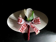 San Francisco 49ers Football Mens Bridal Wedding Day Boutonniere Groomsmans