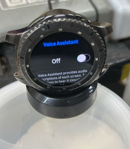 Samsung Gear S3 Frontier SM-R760 46MM GRADE B *LIGHT SHADOW ON LCD*