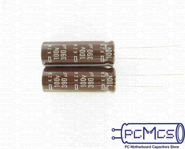 5 x NCC KZN 100V 390UF High stability electrolyte High ripple current