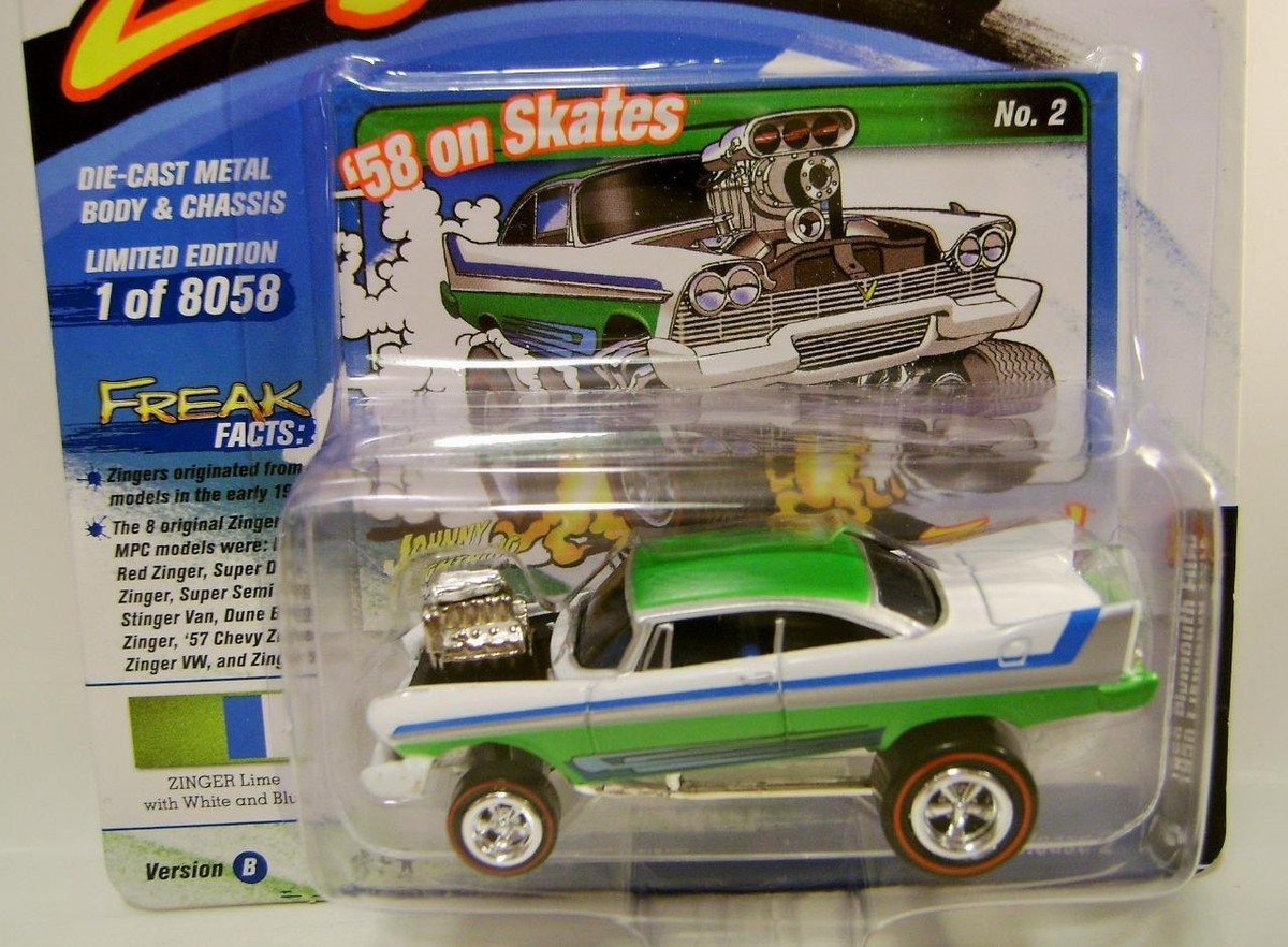 1958 '58 PLYMOUTH FURY LIME V/B ZINGERS STREET FREAKS JOHNNY