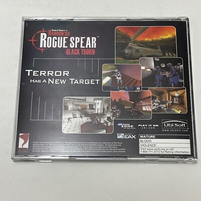 Tom Clancy's - Rainbow Six ROGUE SPEAR Black Thorn PC CD-ROM - NEW