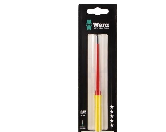 Interchangeable Blade; Insulated; Slot; 3.5X0.6Mm; - WERA.05006552001 | EU Stock-image