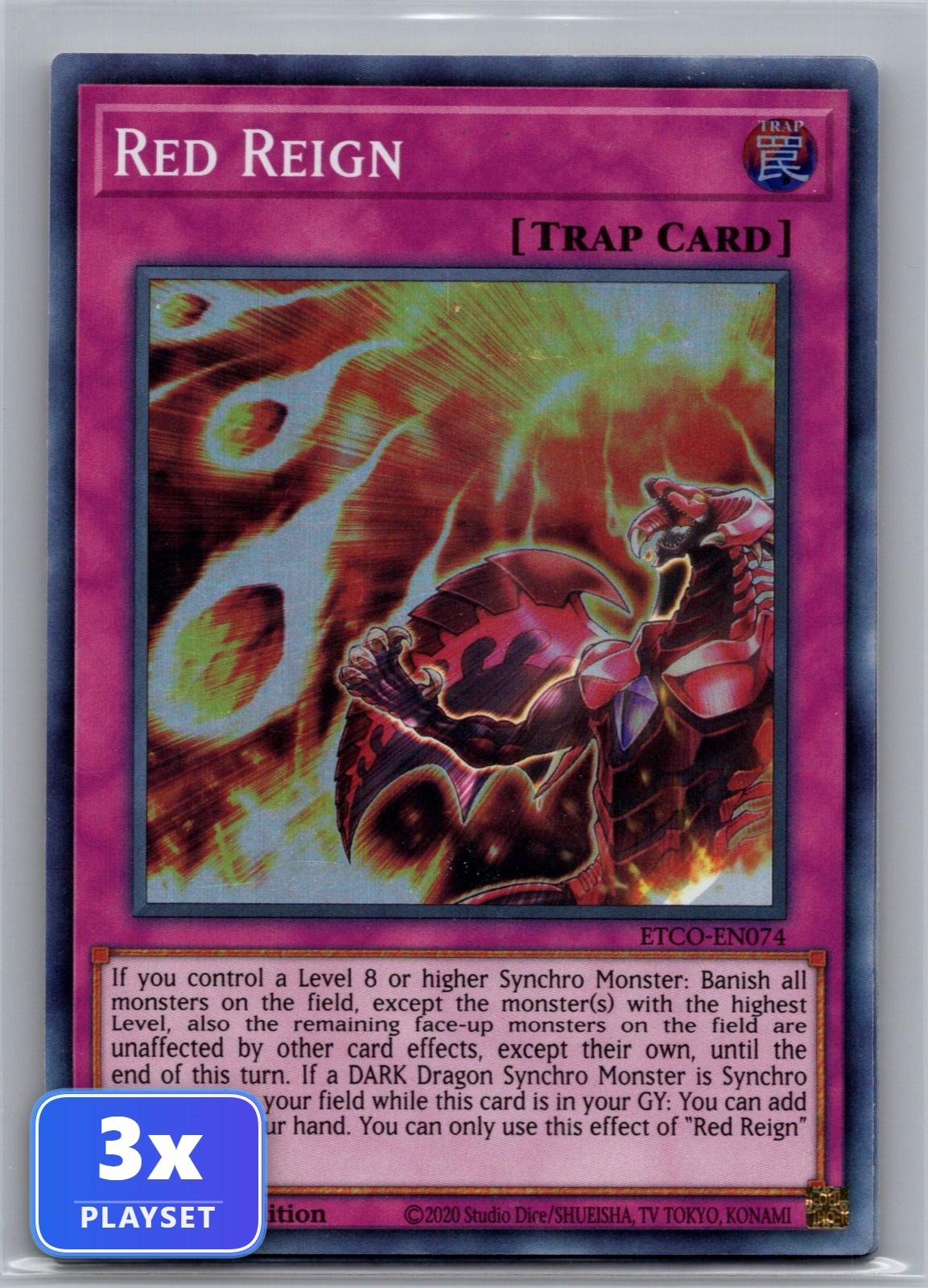 Red Reign ETCO-EN074 SR 1st Edition NM