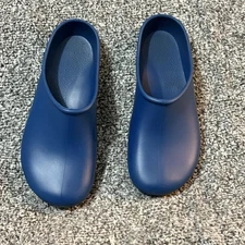 Sloggers Blue Slip On Rubber Cottagecore Gardening Clogs Shoes Size 7 Waterproof