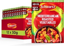 Schwartz Mediterranean Roasted Vegetables Recipe Mix 30 G | Serves 4 | Pack of