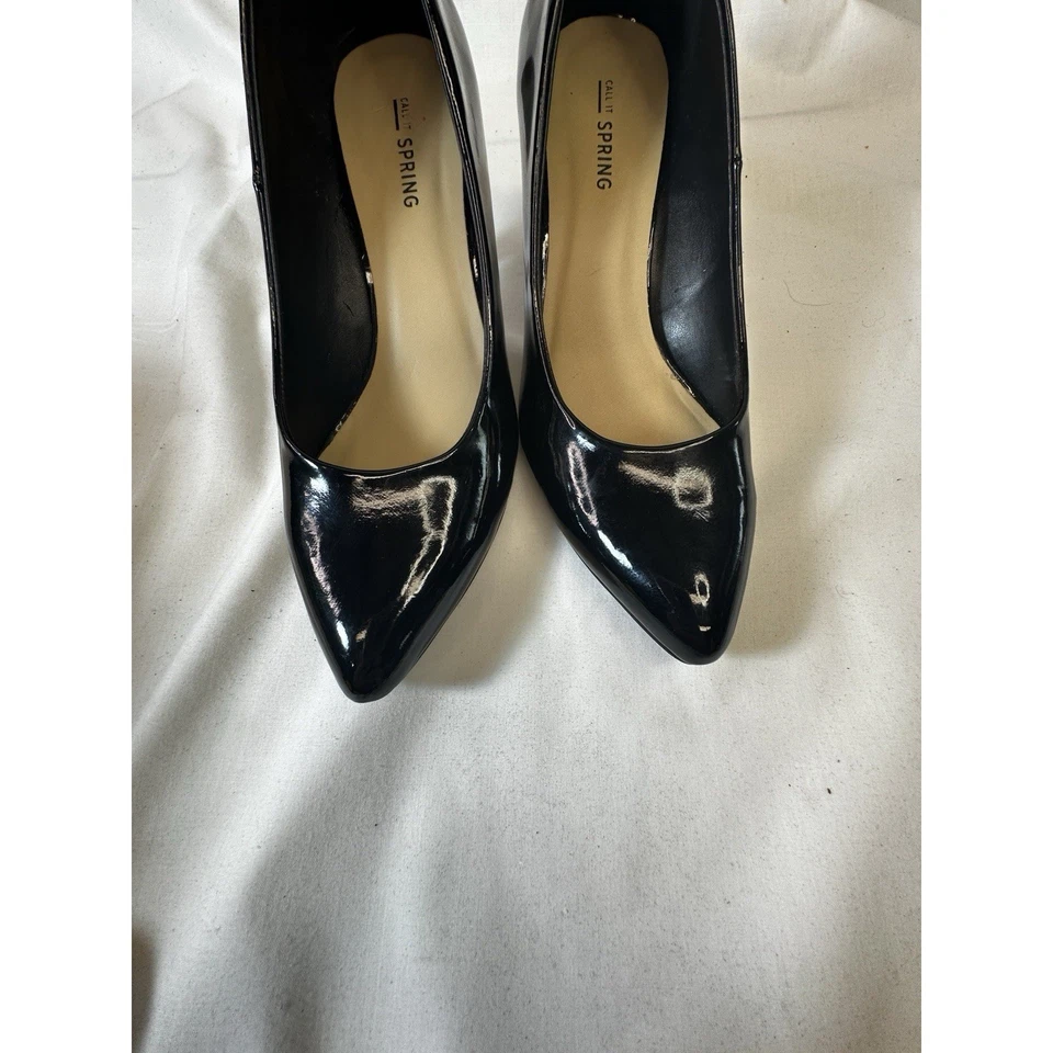 Zapato de vestir para mujer Call It Spring talla 7 negro punta tacón Foto 4 de 4