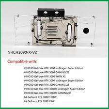 GPU Water Block For Inno3D RTX3080/3090 ICHILL X4/GAMING X3 N-ICH3090-X-V2