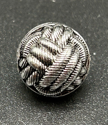 Vintage JACK VICTOR Silver Tone Love Yarn Wire Ball Twist Knot Tie Tack Pin