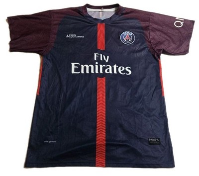 PSG Paris Saint-Germain Neymar Jr #10 Fly Emirates Soccer Jersey