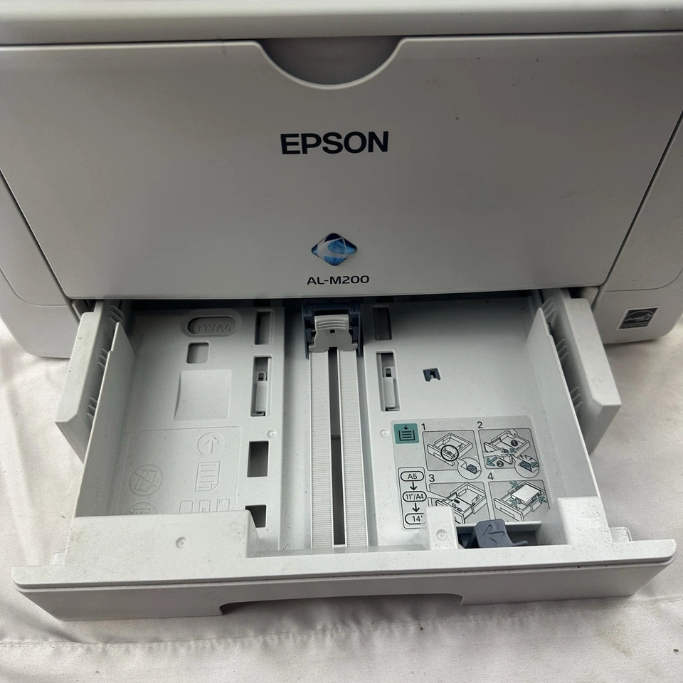 Epson WorkForce AL-M200dn Mono Laser Printer A4 USB ModelL721A No Leads UNTESTED - Image 3 of 4