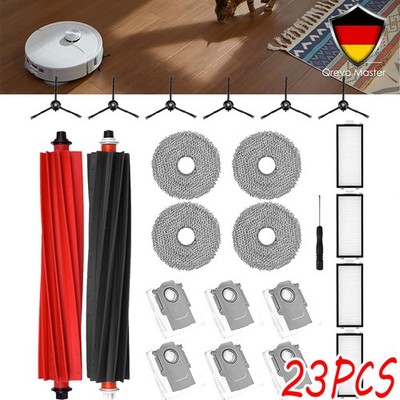 Ersatzteil 23 Stück Zubehörset für Roborock Q Revo Slim/Q Revo Master Roboter