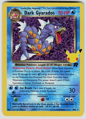 Pokemon Celebrations: Classic Collection Dark Gyarados 8/82 NM