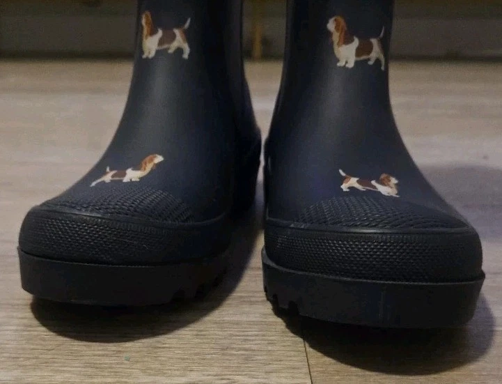 Botas de lluvia J Crew azul marino para perros talla 7 Foto 2 de 4