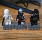 LEGO Star Wars Darth Vader (Battle Damaged,) Snow Trooper, and Shadow Trooper