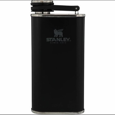 Stanley Flachmann Classic Easy Fill Weithalsflasche 0,23L Matt Schwarz - Neu Sonstige