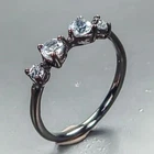Fine Art jewelry Natural Blue Topaz Ring 925 Sterling Silver Size 6.5 /R466295