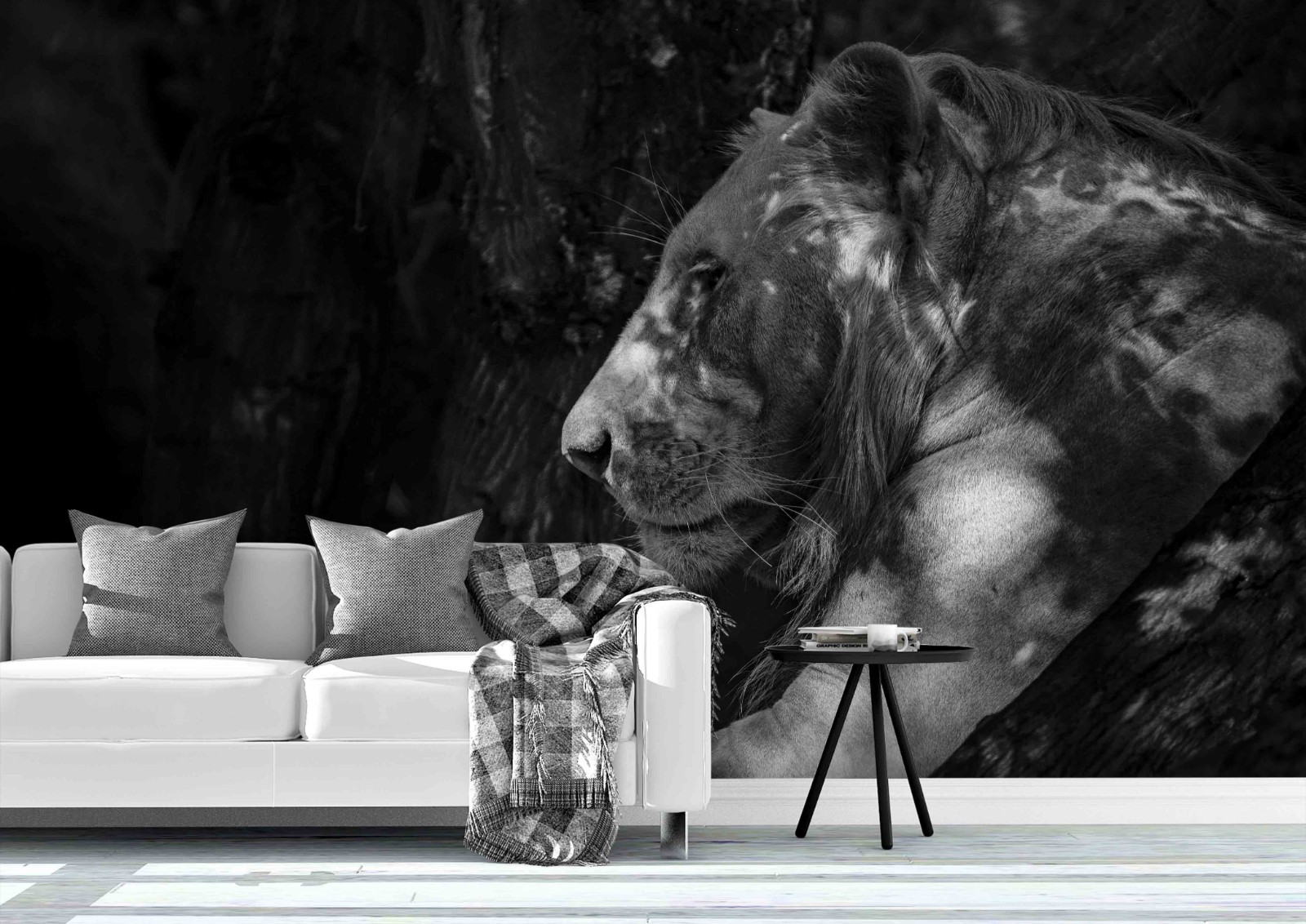 3D Lion Animal Close-up Wall Murals Wallpaper Murals Wall Sticker