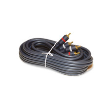 12ft Dual Audio Cable RCA Male to RCA Male Shielded - Blue