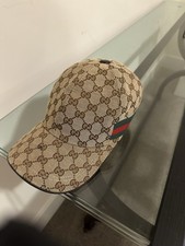 Gucci Beige Brown Green Red GG Logo Baseball ...