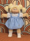 Early Tag Cabbage Patch Jesmar Spain HM1 Freckles Lemon Hair HTF Dress