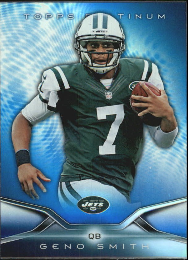 2014 Topps Platinum Blue Wave Refractors #75 Geno Smith - FB
